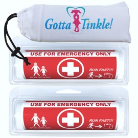 Premium Travel-Size Toilet Paper Rolls | Convenient Plastic Dispenser | Lightweight & Compact | Female Urination Device | Travel Set (2 Rolls & 1 FUD) (030 Emergency Use Only)