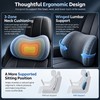 Car Memory Foam Neck & Lumbar Support Cushions for Driving