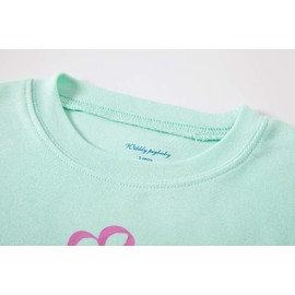 Popshion Pajamas for Girls Short Sets Kids 100% Cotton Flamingos Sleepwear Toddler Pjs Summer Clothes Shirts(Flamingos-6101 8T)