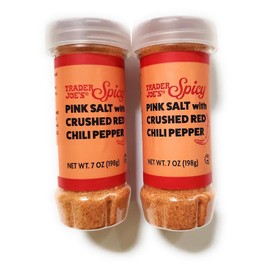 Trader Joe's Spicy Pink Salt with Crushed Red Chili Pepper (2-Pack)