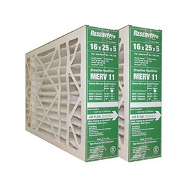 GeneralAire # 4541 MERV 11 for # GF 4511 ReservePro 16x25x5 furnace filter, Actual Size:15 5/8" x 24 3/16" x 4 15/16" Case of 2 Filters - MEASURE CAREFULLY BEFORE ORDERING !