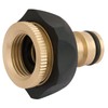 Draper DRA24646 Brass and Rubber Tap Connector, Multi-Colour, ((1/2" -