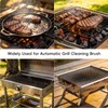 Electric Grill Brush for Outdoor BBQ,Grill Cleaner with 2 Brush