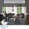 360° WiFi Indoor Security Camera, 3MP, Night Vision, Motion Detection,