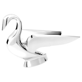 GG Grand General 48081 Chrome Swan with Wonderwing Hood Ornament