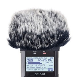 SUNMON DR05X Furry Windscreen for DR-05 DR-05X Mic Recorders,DR 05X Microphone Wind Screen Suitable for Outdoor