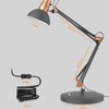 LEPOWER Metal Desk Lamp, Adjustable Gooseneck Swing Arm Lamp with