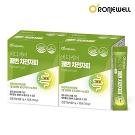 [Roniwell] Body Care Kwaebyun Psyllium Husk Dietary Fiber 30 packets x 2 / [로니웰] 바디케어 쾌변 차전자피 식이섬유 30포 x 2개