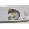 IKEA VIDEVECKMAL 3-piece dish sponge set w dispenser, bright yellow
