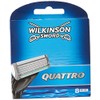 Wilkinson Sword Systems Quattro Men's Razor Blade Refills x 8