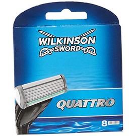 Wilkinson Sword Systems Quattro Men's Razor Blade Refills x 8