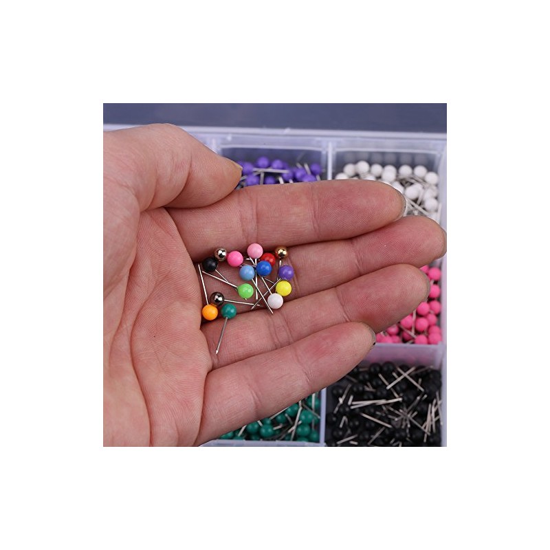 900pcs Ronda Head Dressmaking Pins para Bodas, Corsage y Floristería