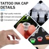 200 Stück Tattoo-Tintenkappen, Tattoo Farbkappen Cups, Einweg Tintenbecher, Kleine Small
