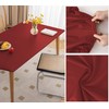 Huierxun PU Stretch Fitted Rectangle Tablecloth with Elastic Edge 31