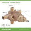 Symmons 262XBRBODY Temptrol Brass Pressure-Balancing Tub and Shower Valve with