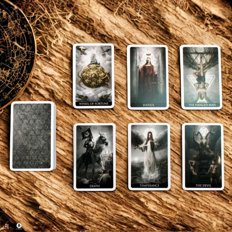 I.I.J Tarot Cards, Heaven & Earth Tarot Mini, Mini, 78