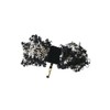 Kobe Vingtaine Pony Hook Hair Hook Tweed Ribbon Hair Accessory