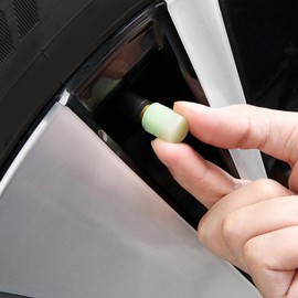 Tapas Luminosas para Vástago de Válvula de Neumático para Coche, 8 Uds., Tapas Fluorescentes para Válvula de Aire de Rueda de Coche, Cubierta para Coche, Camión, SUV,
