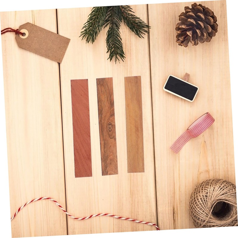COHEALI 6 pcs DIY Wooden Boards Textured Wood Planks for