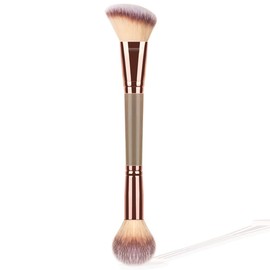 CJESLNA Foundation Makeup Brush,Double Ended Makeup Brushes for Mixing Liquid Powder, Concealer Brush, Powder Blush