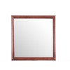 HomeStock Natural Beauty Mirror, Cherry