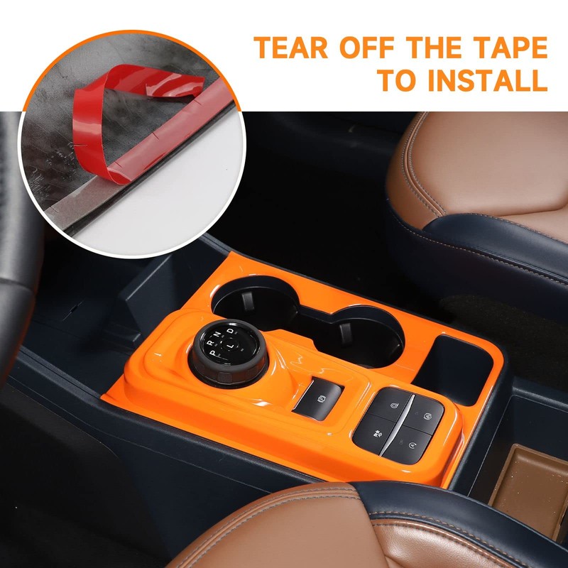Gear Shift Panel Trim Cover Compatible with Ford Maverick 2022