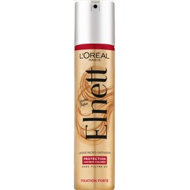 L'Oréal Paris - Strong Fixation Polish - Long Lasting Hold 48 Hours - New Formula for Coloured Hair - Enriched with UV Filters - Elnett Satin - 200 ml