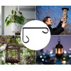 Harrier Hardware Metal Plant Hangers Outdoor - Wall Mounted Hanging