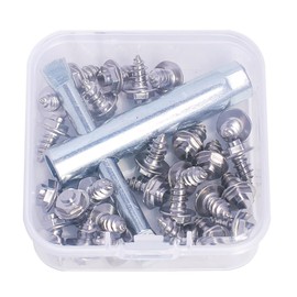 Raprance Screw-in Wading Boot Studs,26pcs Non Slip Screws for Felt Or Rubber Sole