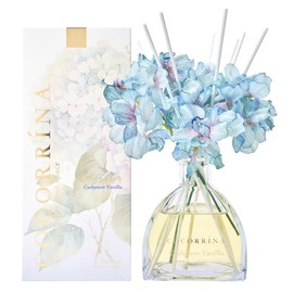 COCORRÍNA Reed Diffuser - 8.5 Oz Cashmere Vanilla Reed Diffuser with 8 Sticks for Home Bathroom Shelf Decor (Simple Luxe Collection)