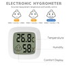 LCD Digital Room Hygrometer Thermometer, Jsdoin Mini Indoor Hygrometer Temperature