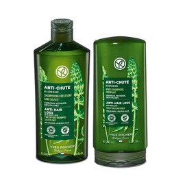 Yves Rocher Anti-Hair Loss Duet Hair Strengthening and Growth White Lupine Extract Shampoo and Balm-Conditioner Set