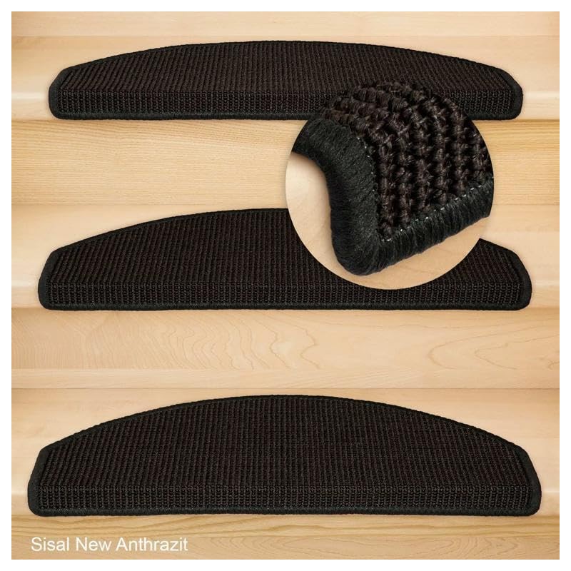 Kettelservice-Metzker® Sisal Stair Mats Semi-Circular in Various Colours Colours and