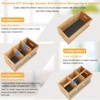 yazi Extra Large Bamboo Utensil Holder for Kitchen Counter -