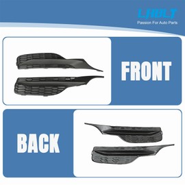 LABLT 2 Pack Front Bumper Fog Light Cover Replacement for Accord 2016-2017 Driver Left and Passenger Right Side Fog Lamps Cover Replacement for 71102T2FA51 71112T2FA51