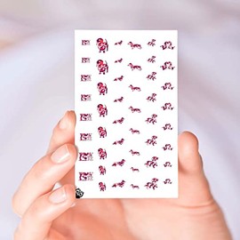 Dachshund Love Clear Vinyl (Cut, Peel, & Stick) Nail Designs