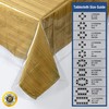 Elaine Karen Clear Plastic Table Cover Protector 100% Waterproof Table