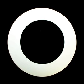 Plastic 4.25" Light Trim Goof Ring for 4" Inch Lighting Fixture Recessed Can (1, Off-White)