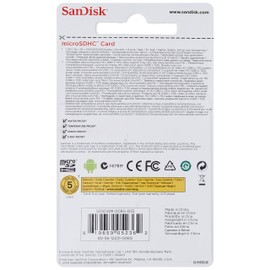 SanDisk 8 GB MicroSDHC Memory Card Only (Label May Change) - Standard Packaging
