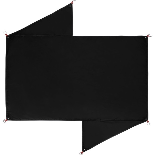 REDCAMP 2 Person Ultralight Tent Footprint with Extra Vestibule Storage