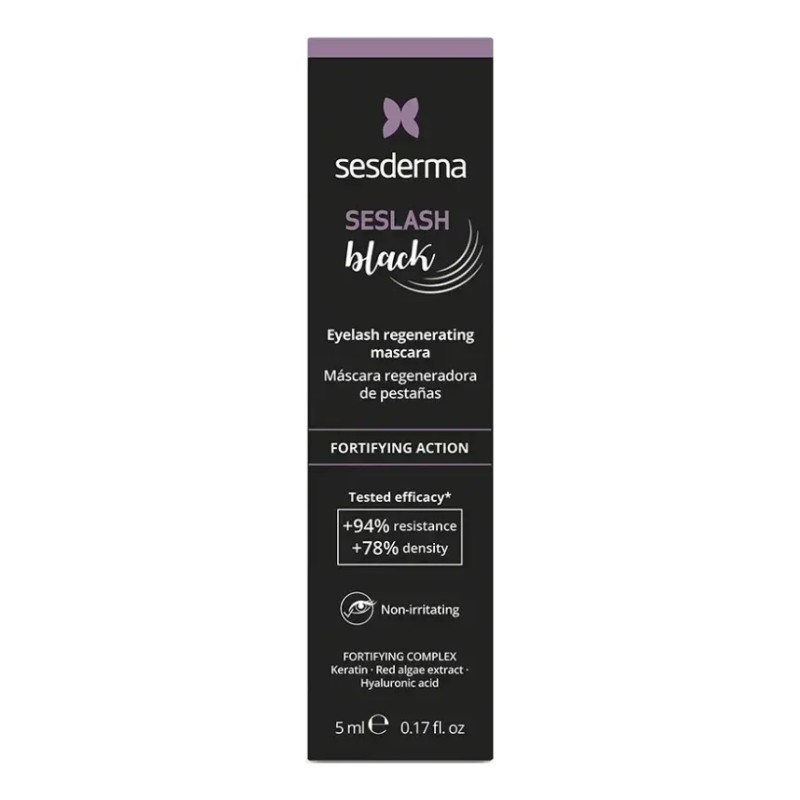 Máscara De Pestañas Seslash Color Negro 5ml Sesderma