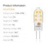 X-Molin Bipin led Bulb 12v G4 Light Bulb, Warm White