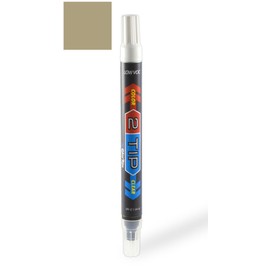 ColorRite 2Tip for Jeep Wrangler Automotive Touch-up Paint - Light Khaki Metallic Clearcoat JC/AJC - Color-and-Clearcoat Package