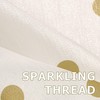 White Gold Glitter Shower Curtain: Modern Luxury Silver Metallic Fabric
