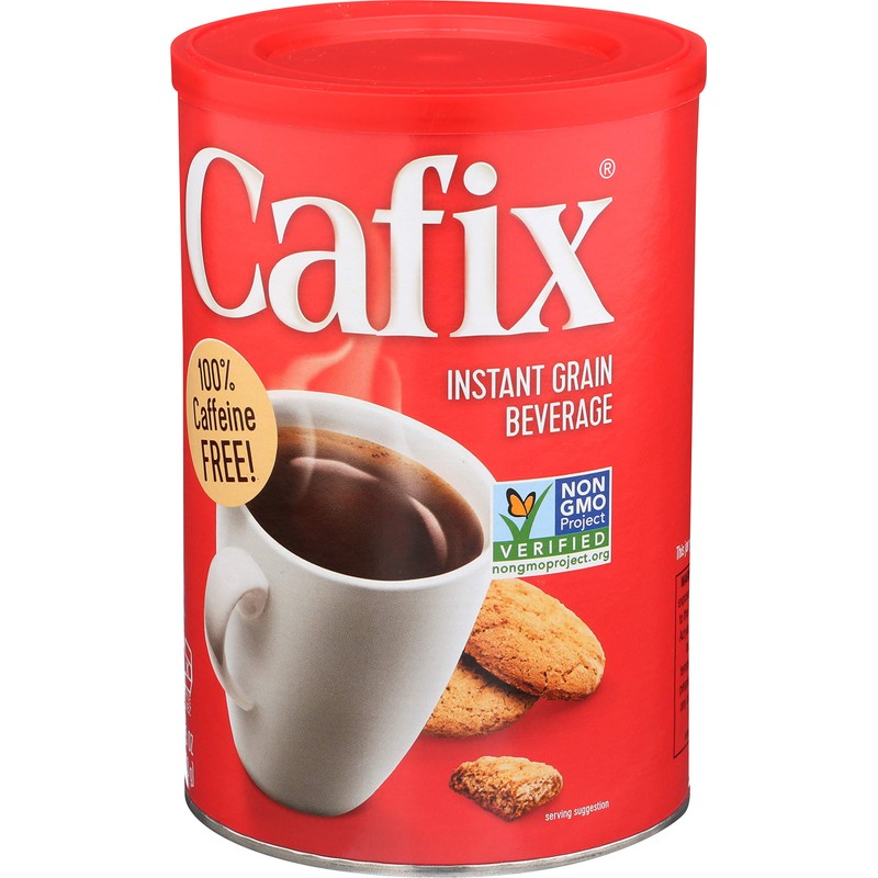 Cafix Caffeine-Free All-Natural Instant Coffee Substitute, 7.05-oz. Packages (Pack of