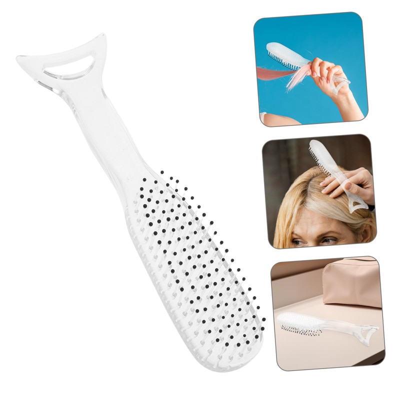 WOONEKY Detangling Brush for Adults Static Mermaid Tails Hair Comb