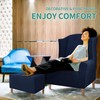 YEMYHOM Ottoman Cover Latest Jacquard Design High Stretch Folding Storage