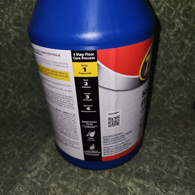 Zep ZULFFS128 Heavy-Duty Floor Stripper Concentrate one Gallon make up