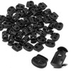 ERKOON 40 Pieces Plastic Cord Locks End Spring Stopper Fastener
