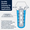 SpiroPure SP-S1-BB 10x4.5 20 Micron Pleated Polyester Sediment Water Filter